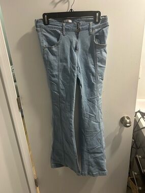 bp Light Blue Flare Jeans with Front Seam Detail